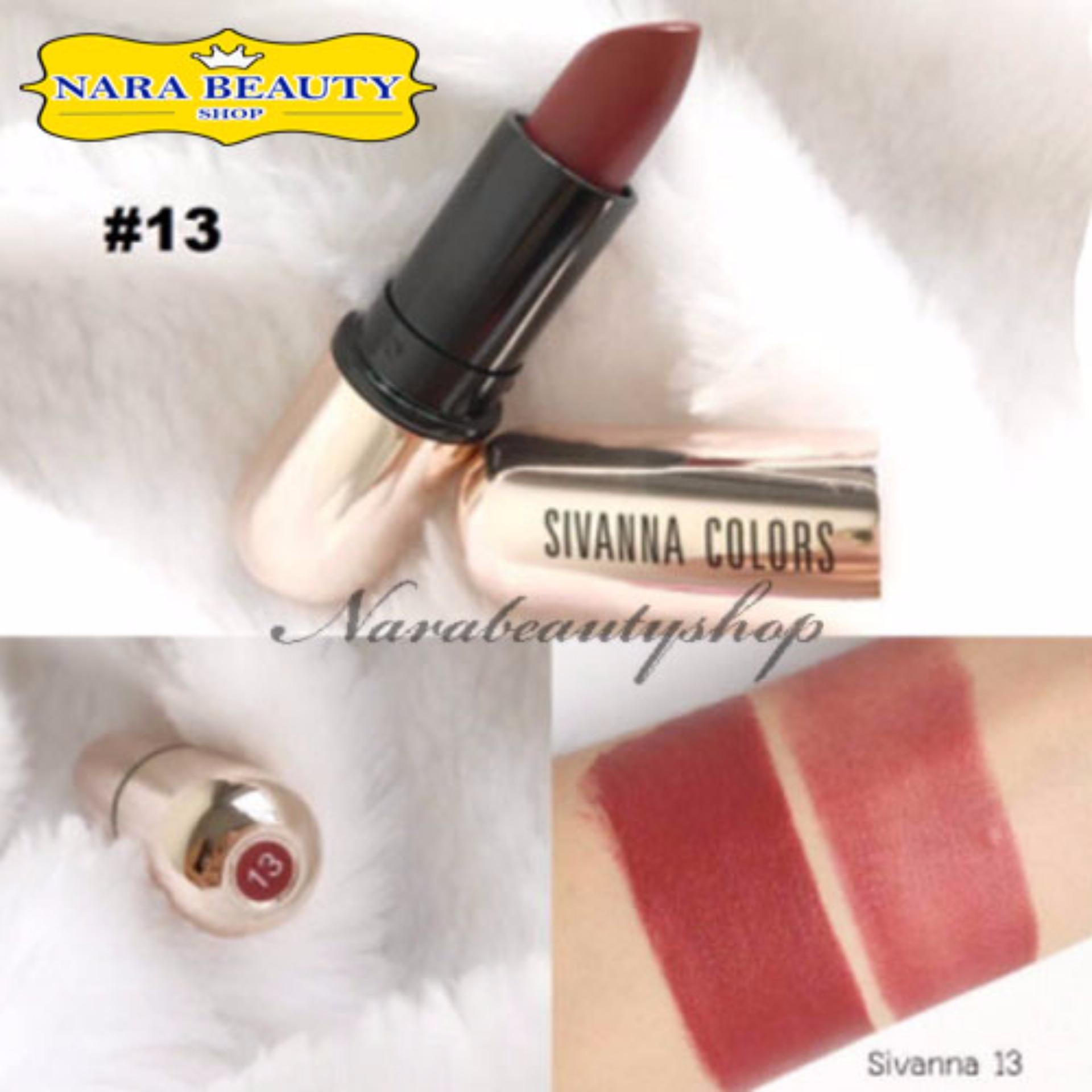 SIVANNA COLORS MATTE STAY LIPSTICK KISS ME #13 ลิปสติกคิสมี เบอร์ 13 SIVANNA COLORS MATTE STAY LIPSTICK KISS ME #13 ลิปสติกคิสมี เบอร์ 13