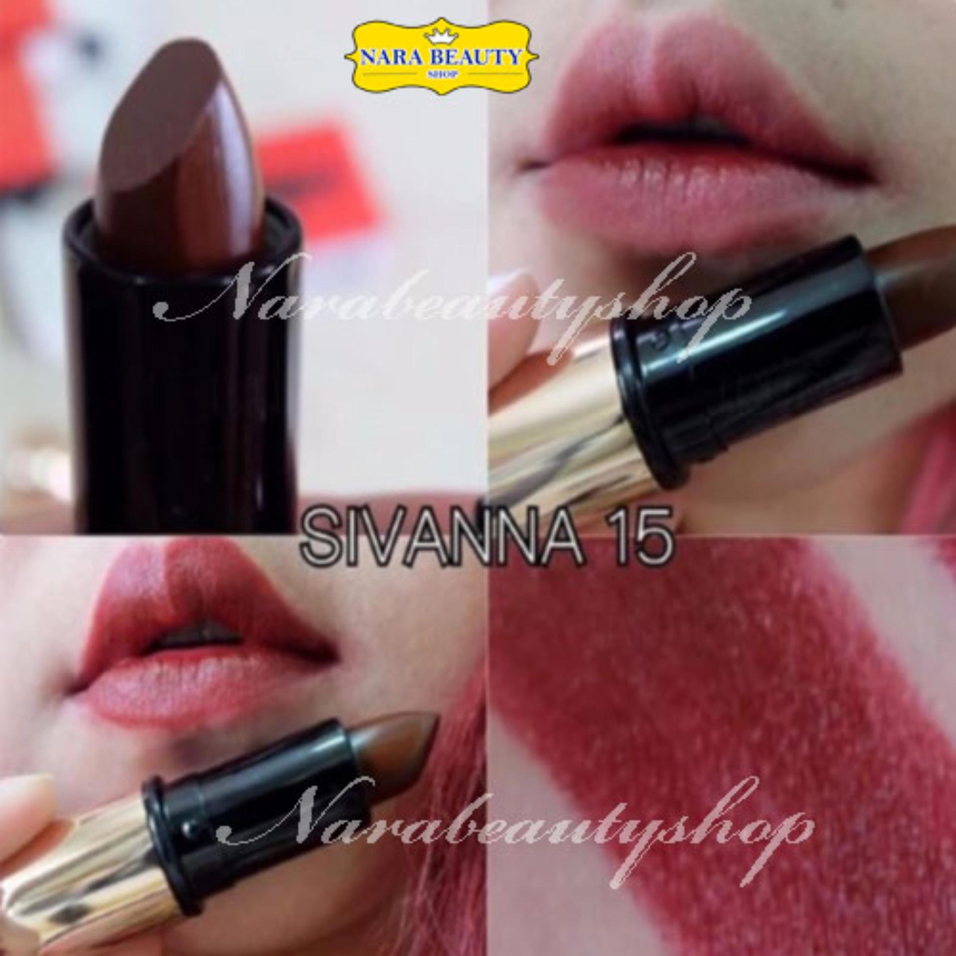 SIVANNA COLORS MATTE STAY LIPSTICK KISS ME #15 ลิปสติกคิสมี เบอร์ 15 SIVANNA COLORS MATTE STAY LIPSTICK KISS ME #15 ลิปสติกคิสมี เบอร์ 15