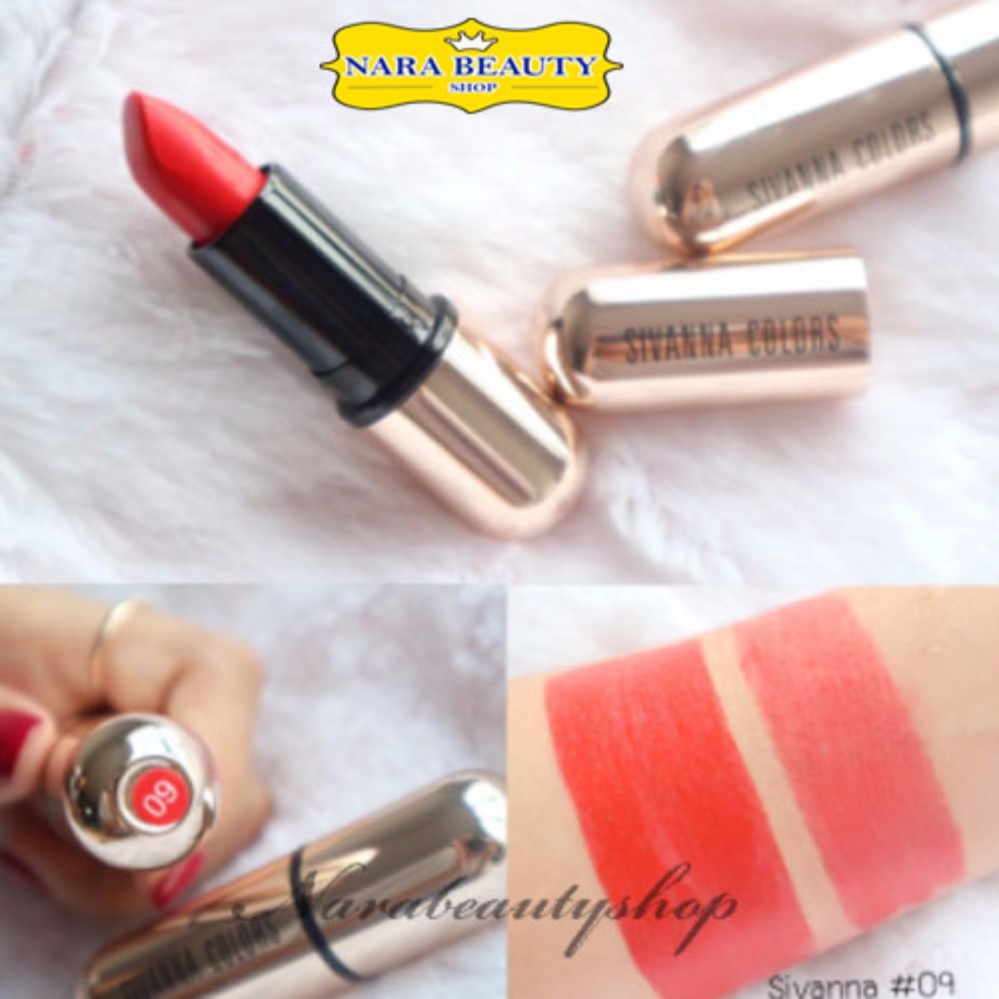 SIVANNA COLORS MATTE STAY LIPSTICK KISS ME #9 ลิปสติกคิสมี เบอร์ 9 SIVANNA COLORS MATTE STAY LIPSTICK KISS ME #9 ลิปสติกคิสมี เบอร์ 9