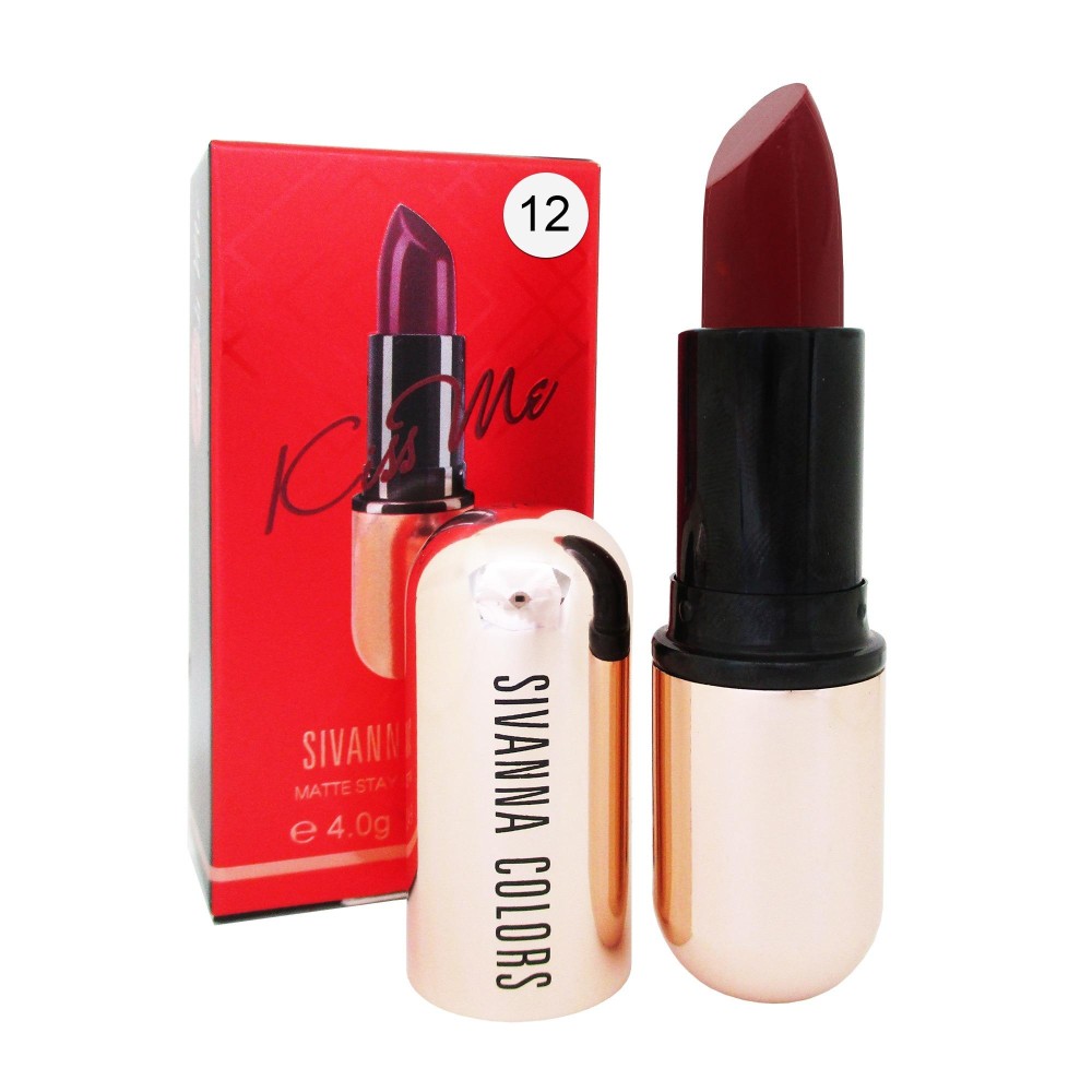 Sivanna Colors Matte Stay Lipstick Kiss Me HF688 ซีเวียน่า คิสมี ลิปสติก ลิปเนื้อแมท ลิป สิวันนา