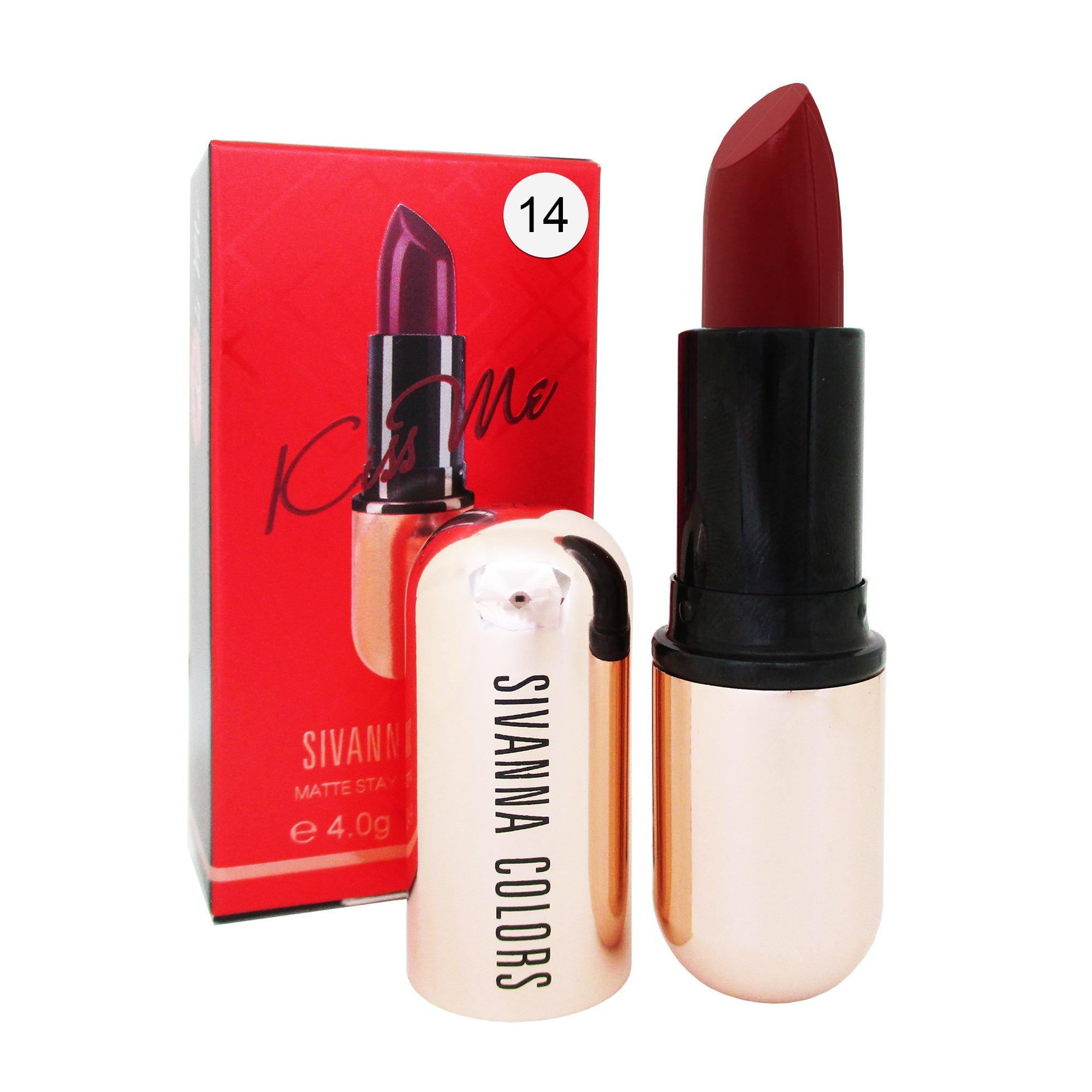 Sivanna Colors Matte Stay Lipstick Kiss Me HF688 ซีเวียน่า คิสมี ลิปสติก ลิปเนื้อแมท ลิป สิวันนา Sivanna Colors Matte Stay Lipstick Kiss Me HF688 ซีเวียน่า คิสมี ลิปสติก ลิปเนื้อแมท ลิป สิวันนา