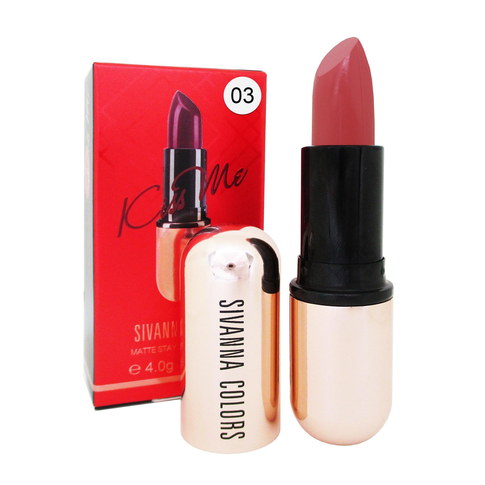 Sivanna Colors Matte Stay Lipstick Kiss Me HF688 ซีเวียน่า คิสมี ลิปสติก ลิปเนื้อแมท ลิป สิวันนา Sivanna Colors Matte Stay Lipstick Kiss Me HF688 ซีเวียน่า คิสมี ลิปสติก ลิปเนื้อแมท ลิป สิวันนา