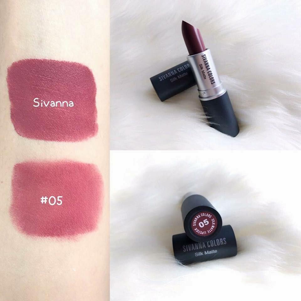 Sivanna Colors Silk Matte HF360 ซีเวียน่า ลิปแมท ลิปสติกเนื้อแมท ลิปสติก เนื้อแมท ลิปเนื้อแมท ลิปสิวันนา