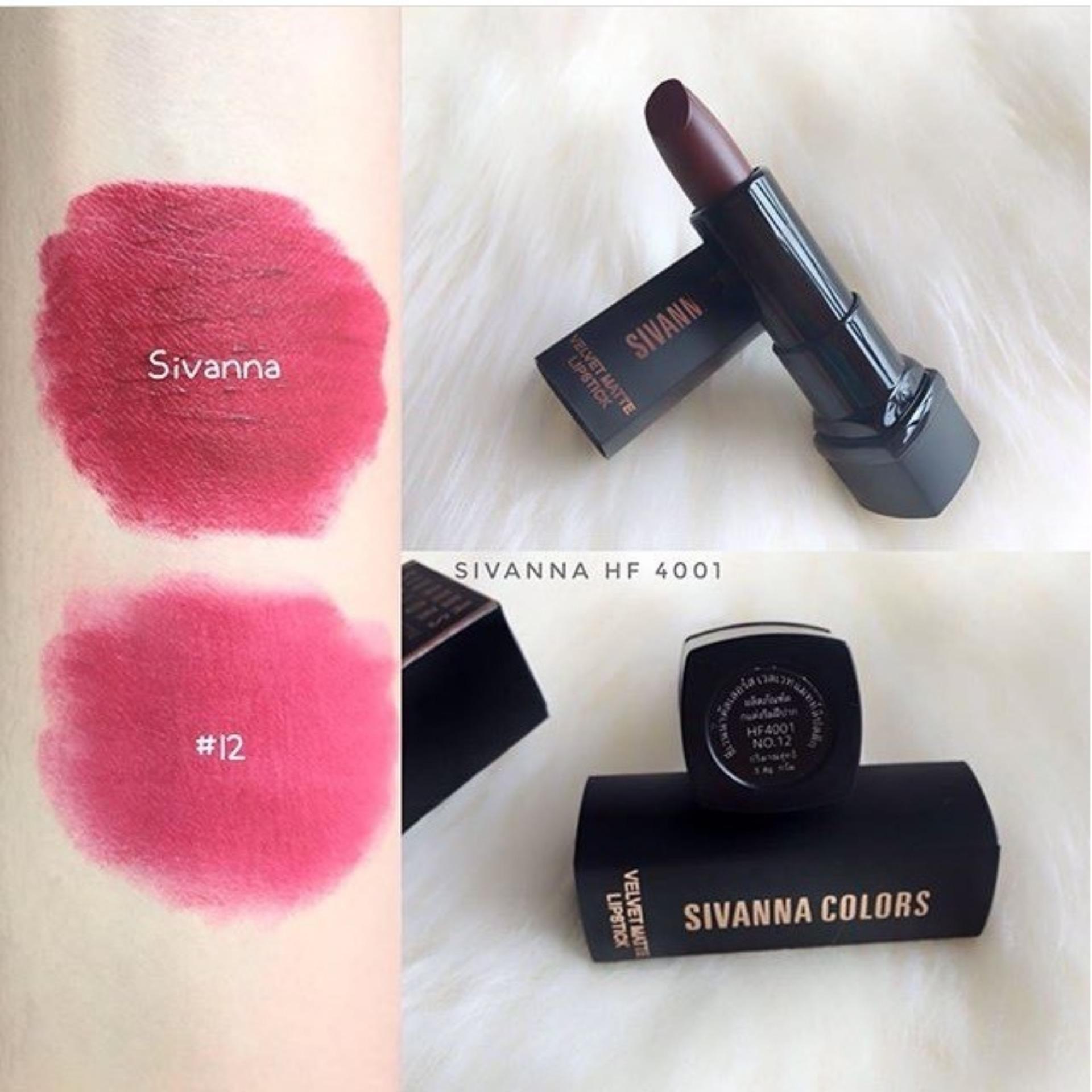 Sivanna Colors Valvet Matte Lipstick HF4001 ลิปสิวันนาเนื้อแมท