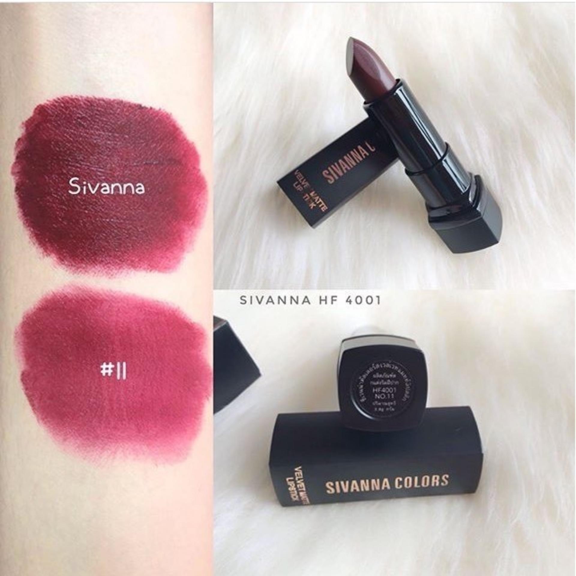 Sivanna Colors Valvet Matte Lipstick HF4001 ลิปสิวันนาเนื้อแมท Sivanna Colors Valvet Matte Lipstick HF4001 ลิปสิวันนาเนื้อแมท