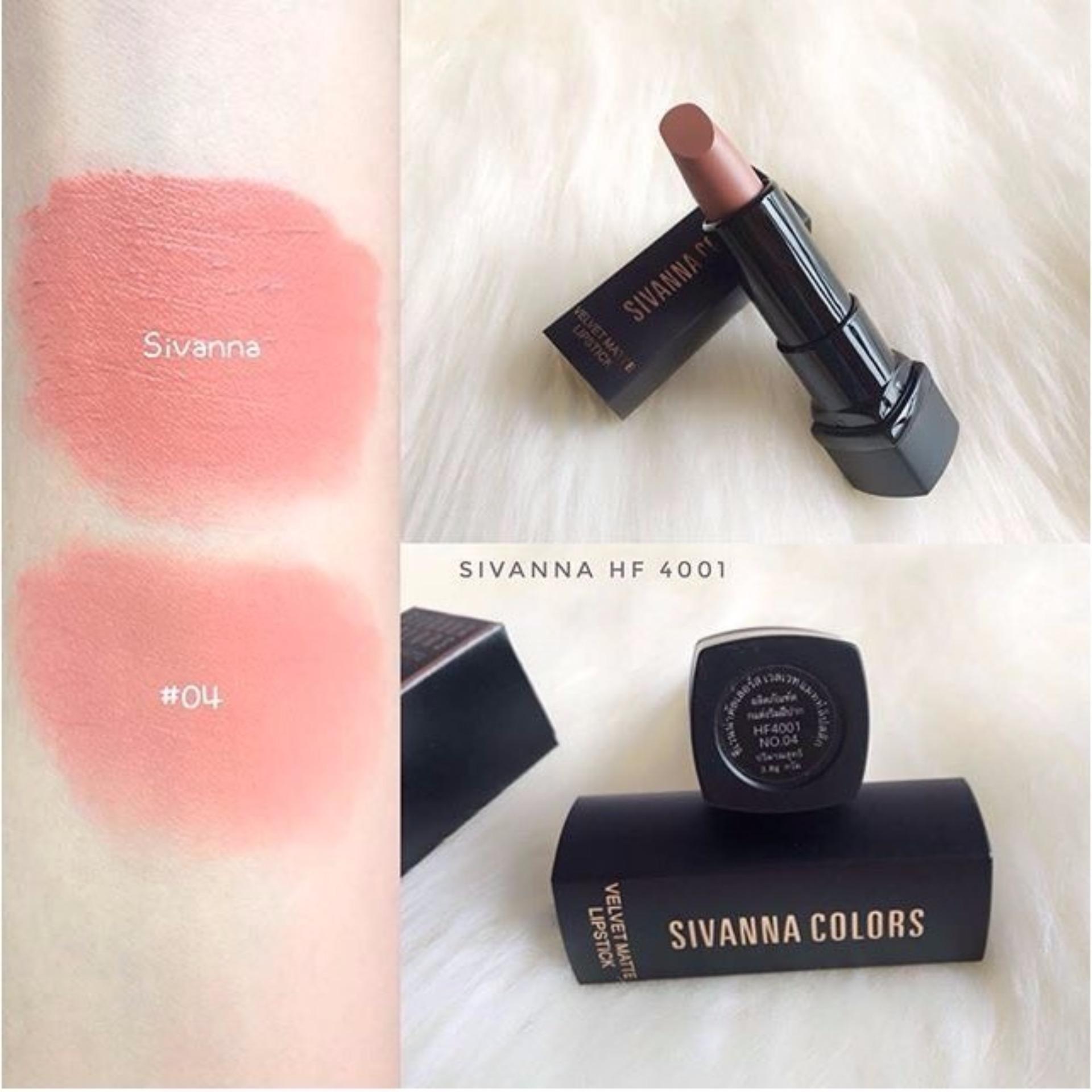 Sivanna Colors Valvet Matte Lipstick HF4001 ลิปสิวันนาเนื้อแมท Sivanna Colors Valvet Matte Lipstick HF4001 ลิปสิวันนาเนื้อแมท