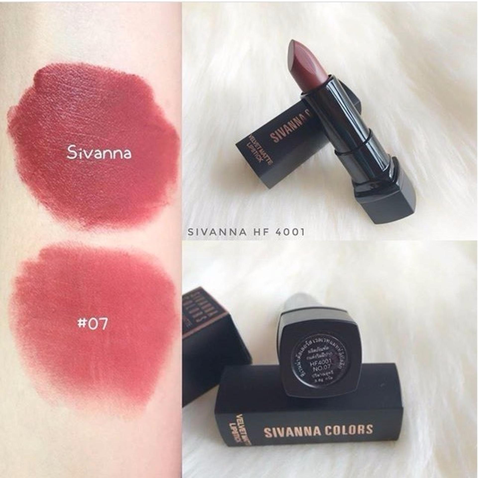 Sivanna Colors Valvet Matte Lipstick HF4001 ลิปสิวันนาเนื้อแมท