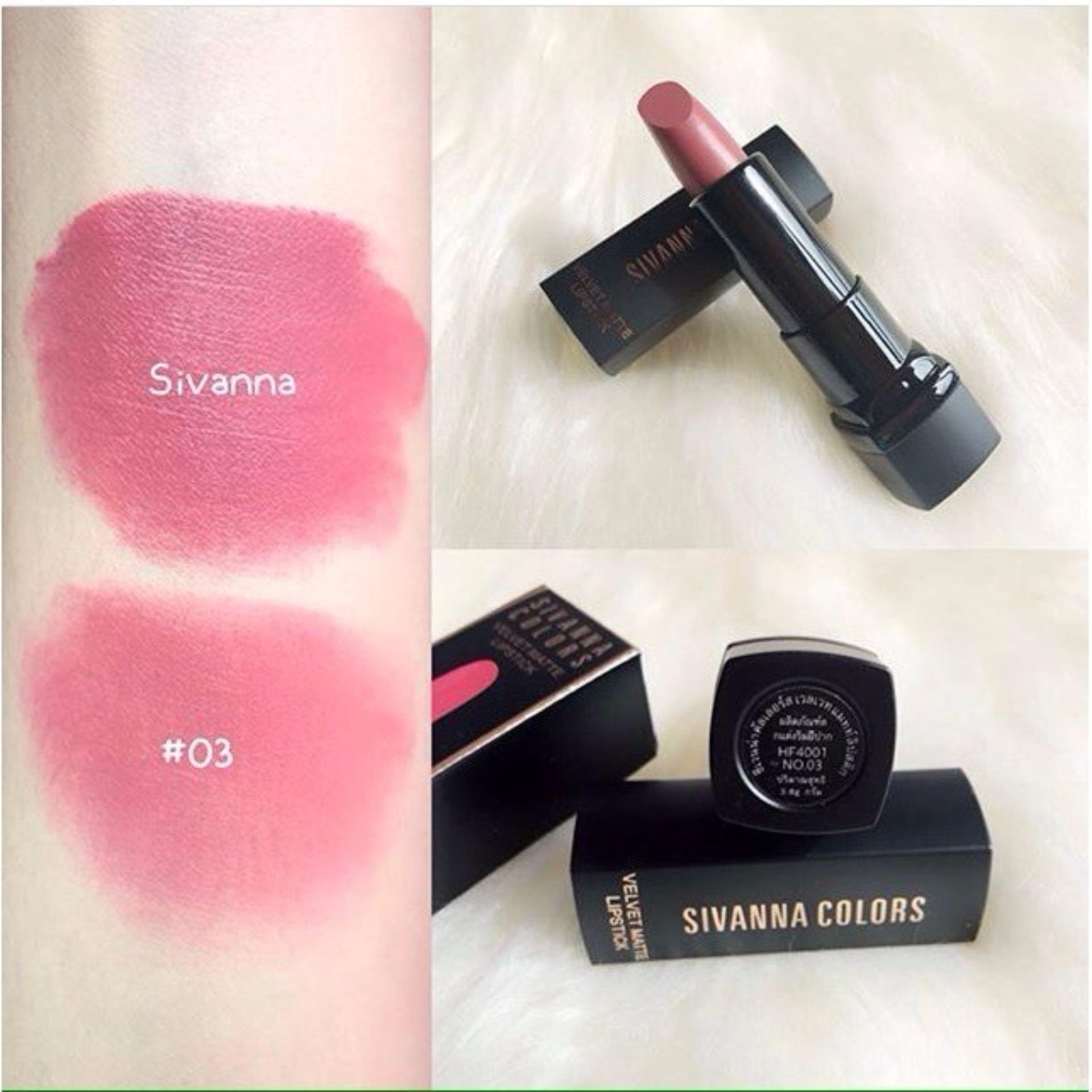 Sivanna Colors Valvet Matte Lipstick HF4001 ลิปสิวันนาเนื้อแมท Sivanna Colors Valvet Matte Lipstick HF4001 ลิปสิวันนาเนื้อแมท