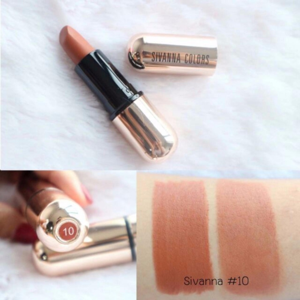 SIVANNA Lipstick เนื้อแมท #10