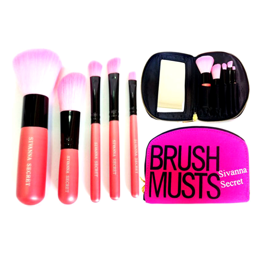 Sivanna Secret Brush Musts set ชุดแปรงแต่งหน้า ครบเซ็ท - Black Sivanna Secret Brush Musts set ชุดแปรงแต่งหน้า ครบเซ็ท - Black
