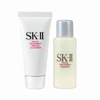 SK-II Facial Treatment Essence ช่วยให้ผิวกระจ่างใส 10ml. (1 ขวด) + SK-II Facial Treatment Gentle Cleanser ทำความสะอาดผิวหน้า 20g. (1 หลอด) SK-II Facial Treatment Essence ช่วยให้ผิวกระจ่างใส 10ml. (1 ขวด) + SK-II Facial Treatment Gentle Cleanser ทำความสะอาดผิวหน้า 20g. (1 หลอด)