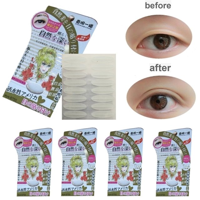 Sticker x5 สติ๊กเกอร์ทำตา 2 ชั้น set 5 แพ็ค (400 คู่)