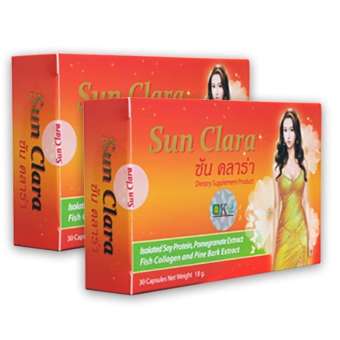 Sun Clara กล่องสีส้ม (30 แคปซูล x 2 กล่อง) Sun Clara กล่องสีส้ม (30 แคปซูล x 2 กล่อง)