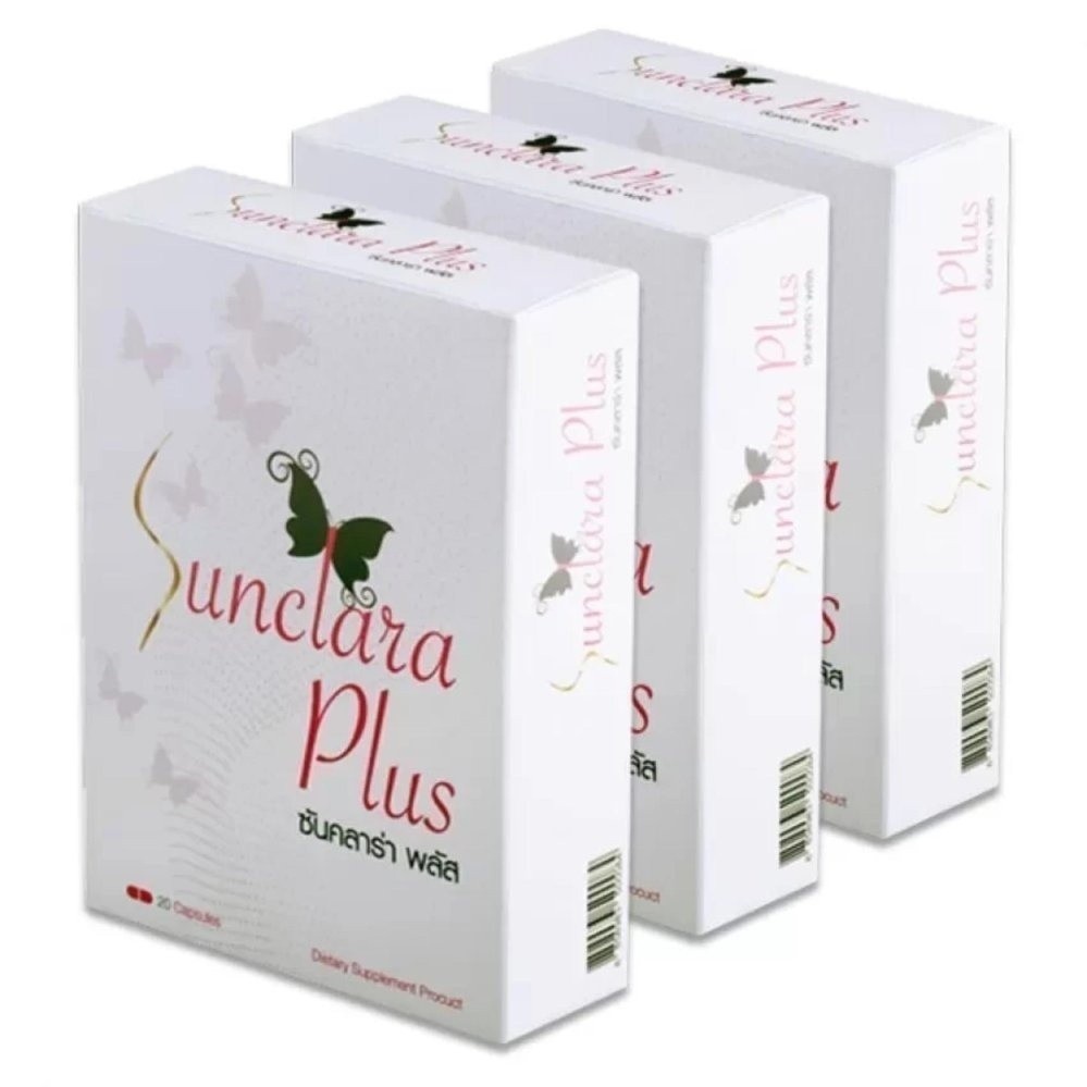 Sun Clara Plus ผลิตภัณฑ์เสริมอาหารสำหรับผู้หญิง (3 กล่อง) Sun Clara Plus ผลิตภัณฑ์เสริมอาหารสำหรับผู้หญิง (3 กล่อง)