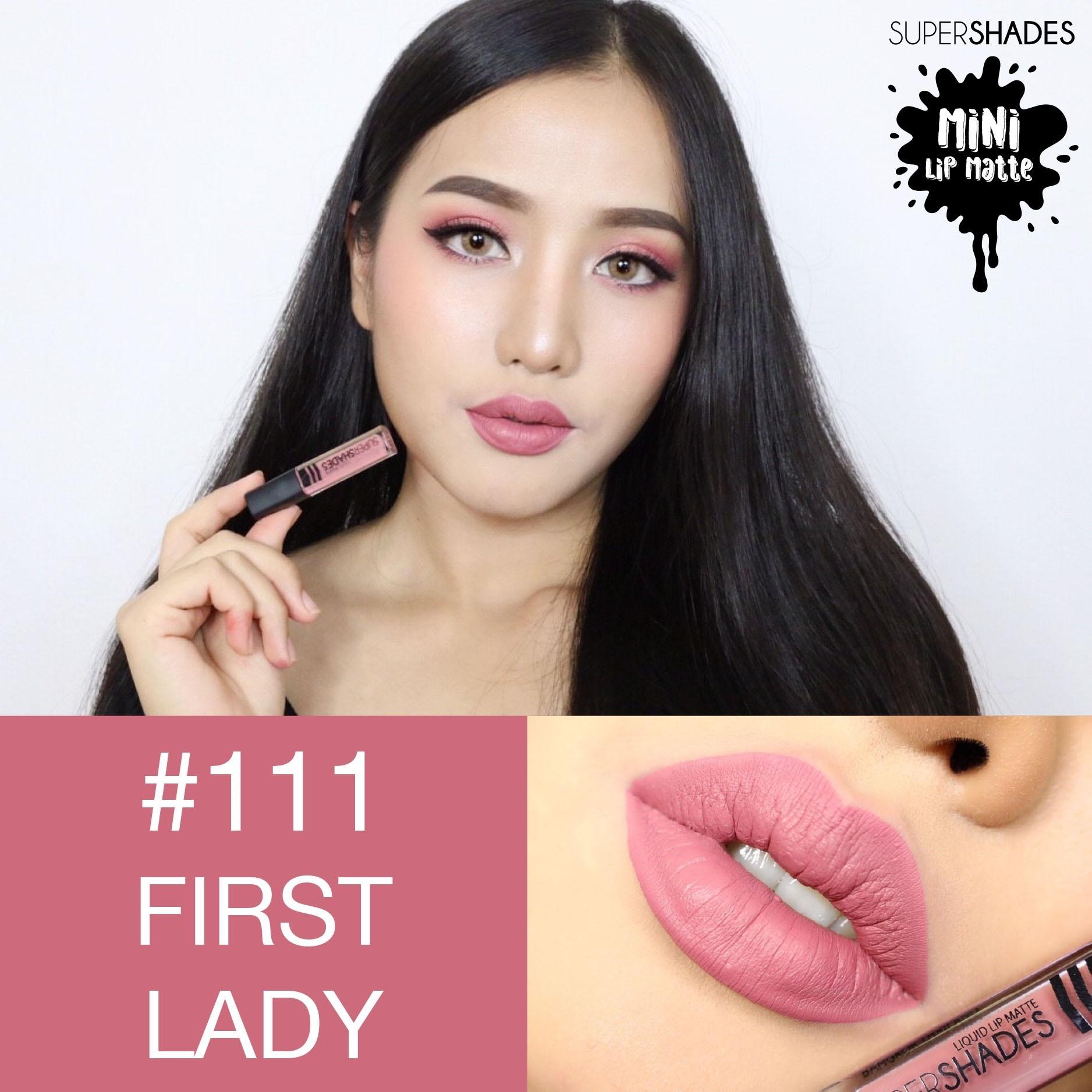 SuperShades Mini Lipmatte #111-First Lady SuperShades Mini Lipmatte #111-First Lady