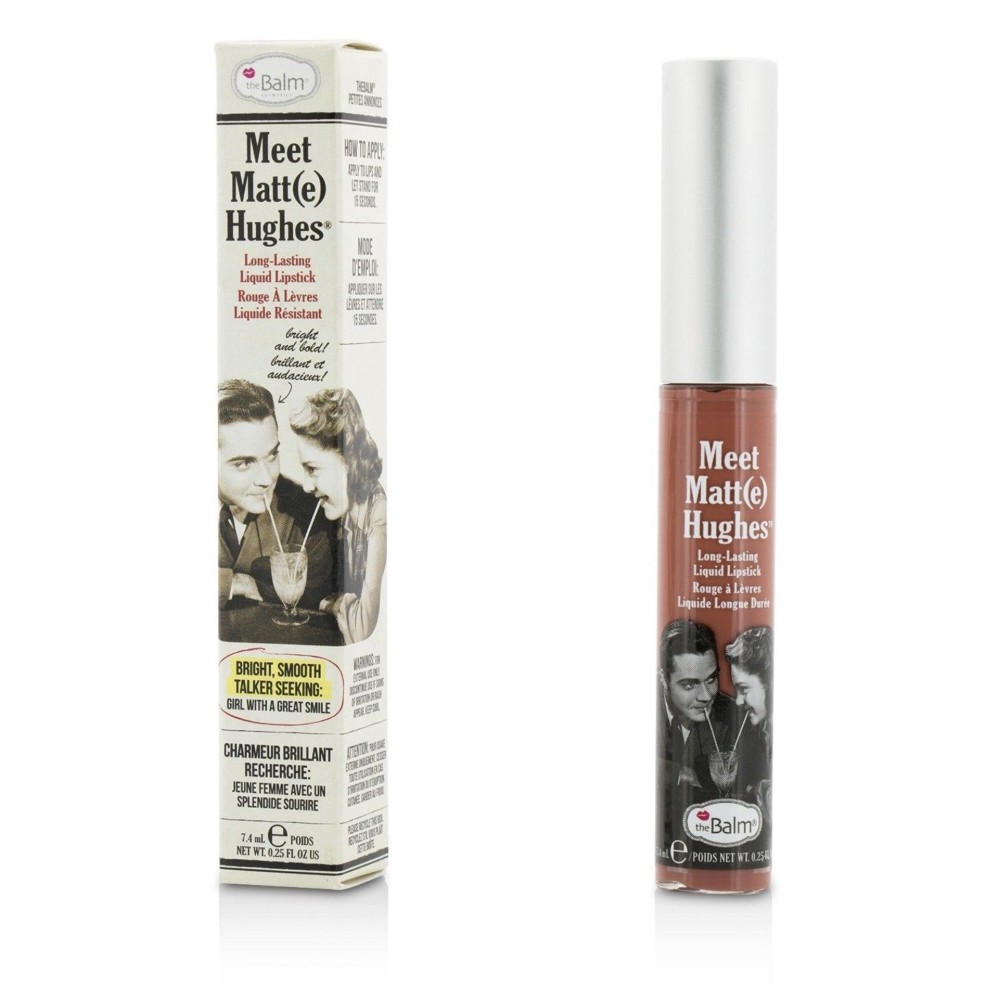 The balm Meet Matte Hughes long lasting liquid lipstick สี committed (box)