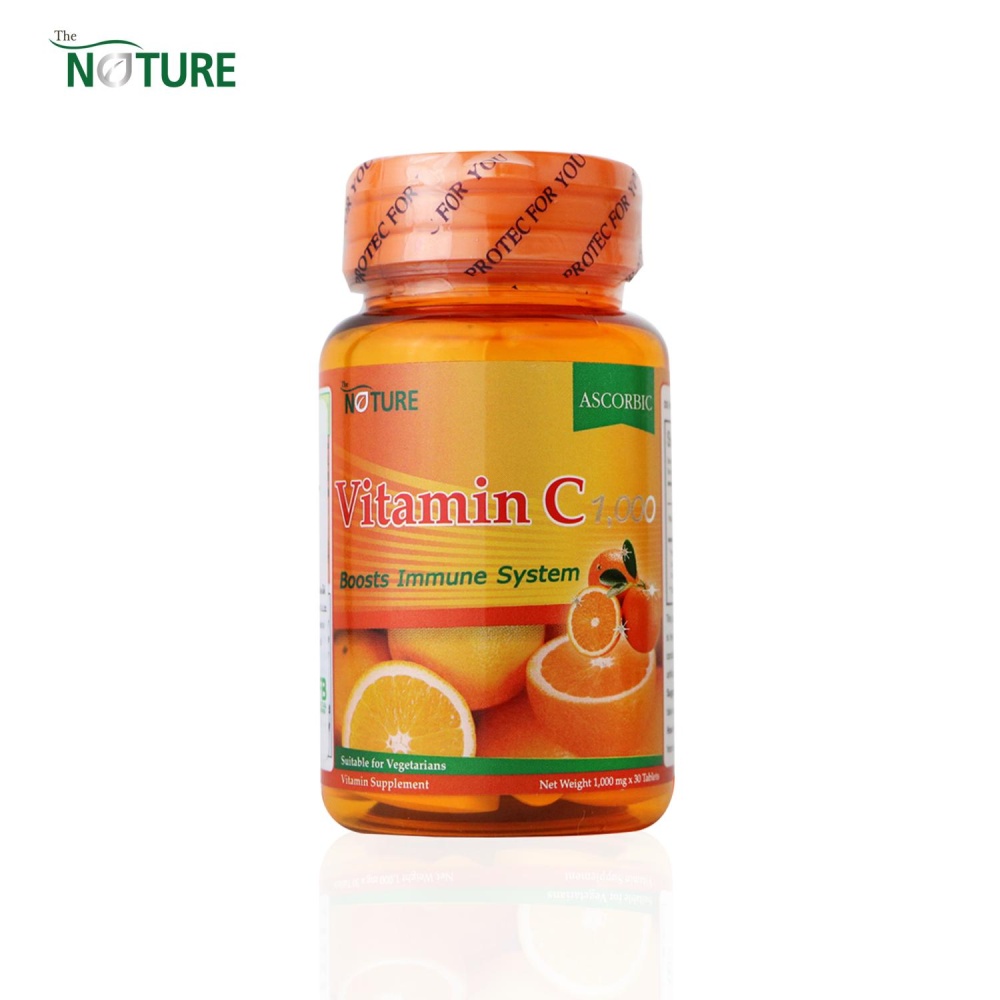 The nature Vitamin C 1000 เดอะเนเจอร์ วิตามินซี 1000 (1ขวด x 30เม็ด) The nature Vitamin C 1000 เดอะเนเจอร์ วิตามินซี 1000 (1ขวด x 30เม็ด)