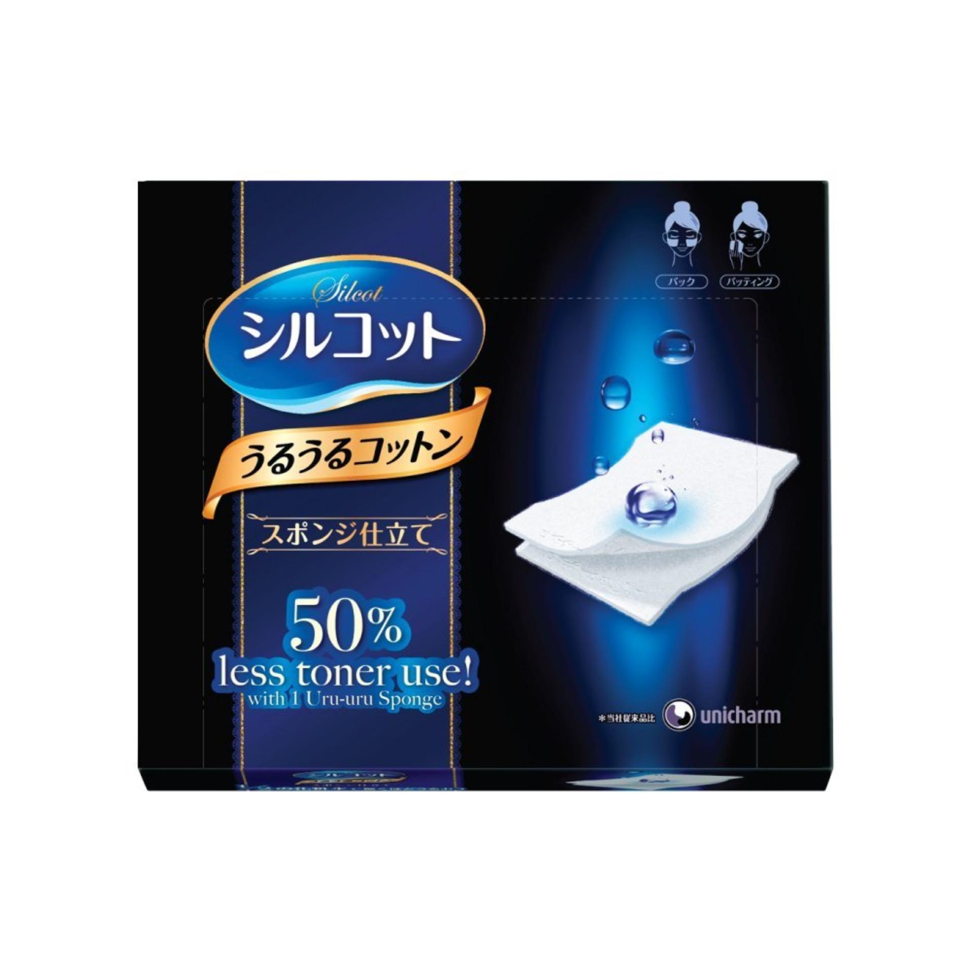 สำลีญี่ปุ่น UNICHARM SILCOT SPONGE TOUCH MOISTURIZING COTTON 40 คู่ (80แผ่น) 2 กล่อง สำลีญี่ปุ่น UNICHARM SILCOT SPONGE TOUCH MOISTURIZING COTTON 40 คู่ (80แผ่น) 2 กล่อง