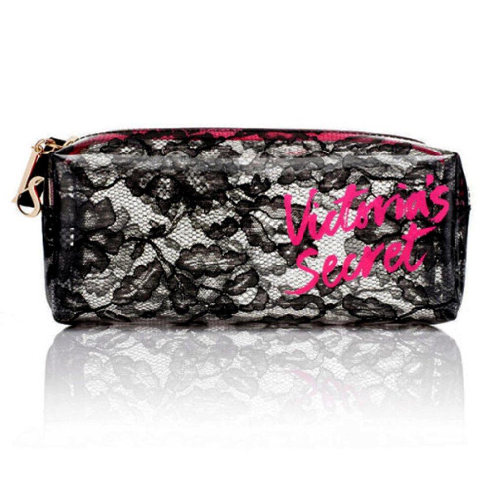 Victoria's Secret Black Lace Makeup Bag Victoria's Secret Black Lace Makeup Bag