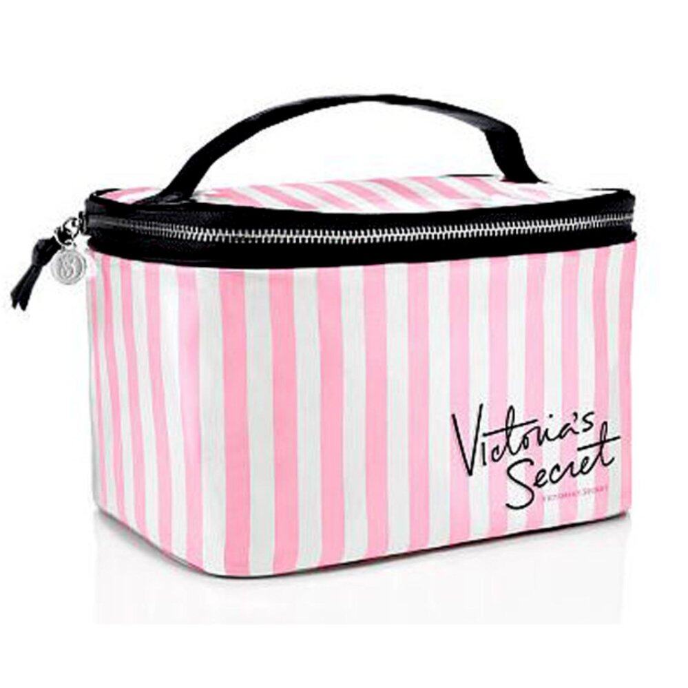 Victoria's Secret Stripe PVC Cosmetic Box Victoria's Secret Stripe PVC Cosmetic Box