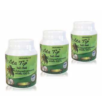 Vitatip น้ำมันมะพร้าวบริสุทธิ์สกัดเย็น 100% เกรดพรีเมี่ยม ชนิดแคปซูล (Vita Tip) – 3 ชุด Vitatip น้ำมันมะพร้าวบริสุทธิ์สกัดเย็น 100% เกรดพรีเมี่ยม ชนิดแคปซูล (Vita Tip) - 3 ชุด
