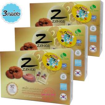 Zengo เซนโก ผลิตภัณฑ์จากเห็ดหลินจือแดงสกัดในรูปแบบผง 3 กล่อง 150 ซอง Zengo เซนโก ผลิตภัณฑ์จากเห็ดหลินจือแดงสกัดในรูปแบบผง 3 กล่อง 150 ซอง