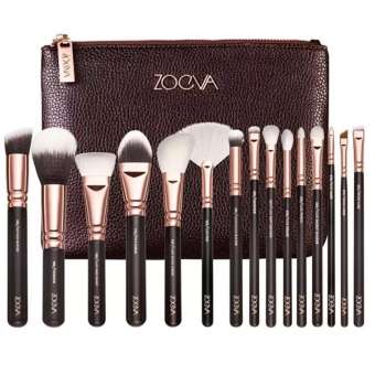 ZOEVA 15PCS Cosmetic Brushes Foundation Brush(น้ำตาล)1ชิ้น