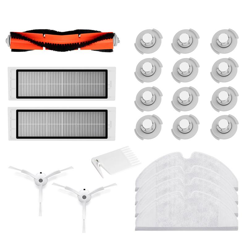 Suitable for Millet Roborock Robot S50 S51 Vacuum Cleaner Accessories Wet Floor Cleaning Kit Filter Side Brush Roller