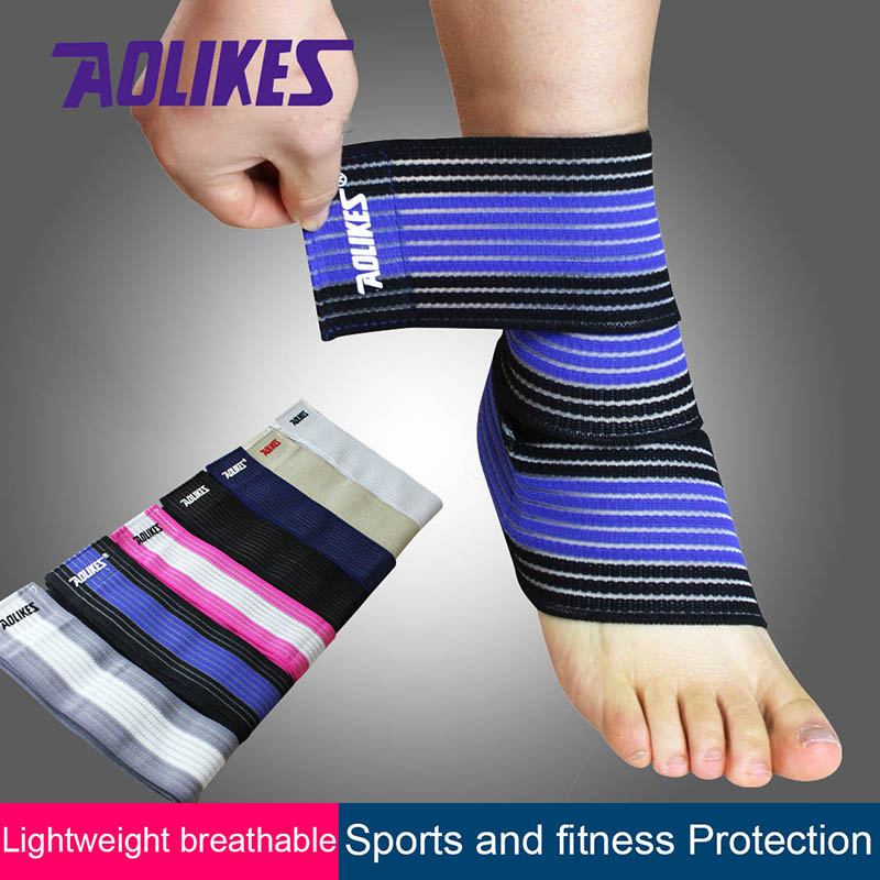 1pcs High Quality Ankle Support Spirally Wound Bandage Volleyball