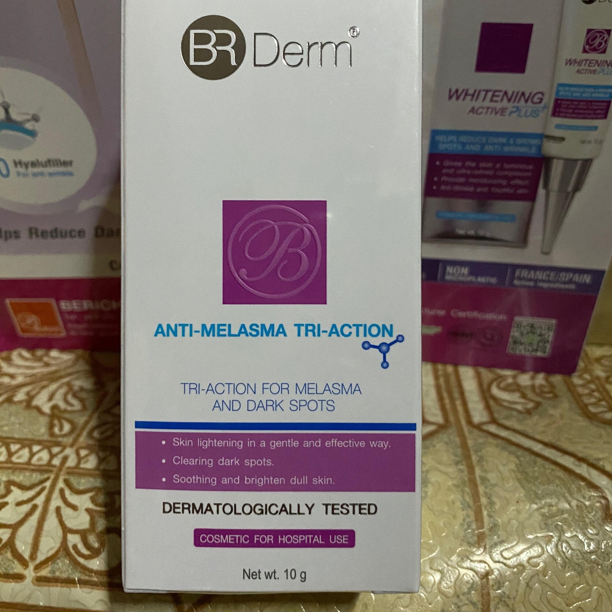 BR Derm TRI ACTION anti melasma ครมบำรงสำหรบผวทมปญหาฝา จดดาง