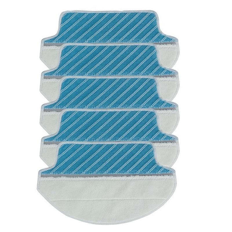 5pcs Robot Vacuum Cleaner Parts Mopping Cleaning Mop Rag For Ecovacs Deebot DT85 / DT83 / DM81 / DM85 / DM86 Mopping Cloth