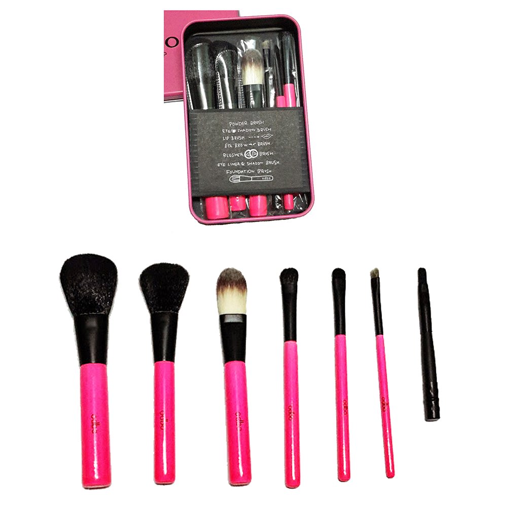 ODBO-Box Brush Set 7pcs - Pink ODBO-Box Brush Set 7pcs - Pink