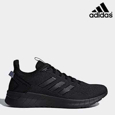 bbsport Adidas รองเท้าวิ่ง ผู้ชาย อาดิดาส Cloudfoam Questar Triple Black รองเท้าผ้าใบ ยอดนิยมนักกีฬาชายสุดเท่ ++ลิขสิทธิ์แท้ 100% จาก ADIDAS พร้อมส่ง kerry++