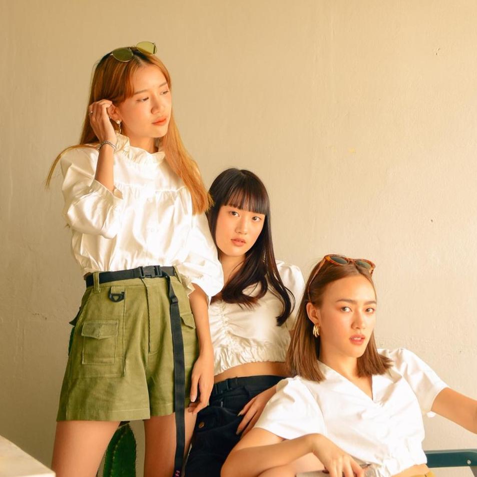 Highestjump กางเกงขาสั้น puffy Highestjump กางเกงขาสั้น puffy