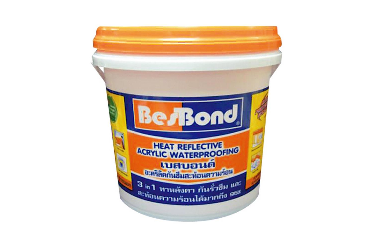 อะคริลิค กันซึม BESBOND SUNBLOCK 4KG ขาว | BESBOND | GBH001AM01O