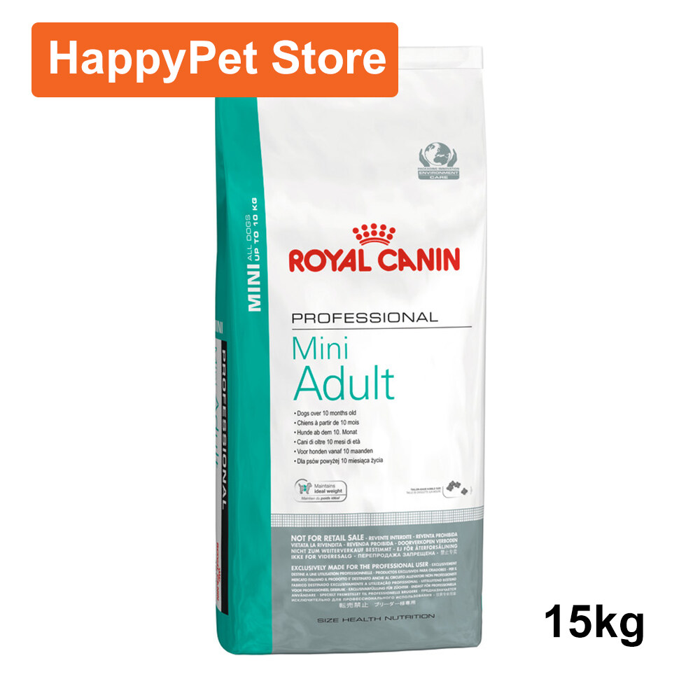Royal Canin Mini Adult 15kg Dog Food รอยัล คานิน อาหารสุนัขโต พันธุ์เล็ก ขนาด 15กก.