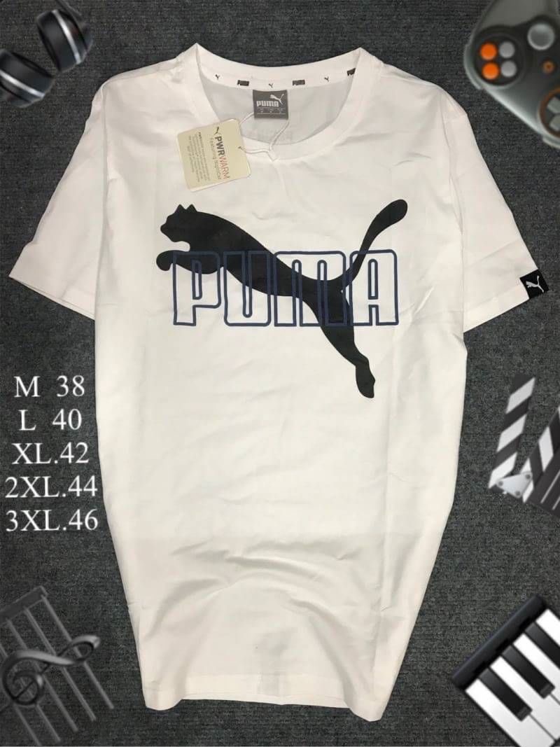 PUMA เสื้อยืดพูม่า พูม่า เสื้อยืด เสื้อยืด แขนสั้น เสื้อทีม ,เสื้อรุ่น