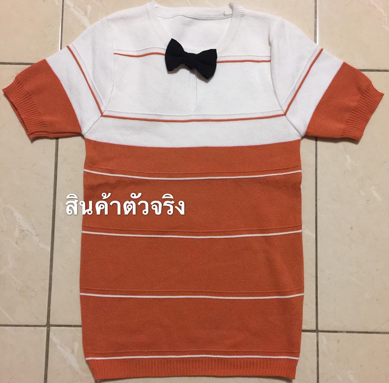 เสื้อไหมพรมแฟชั่น แขนสั้น313 เสื้อไหมพรมแฟชั่น แขนสั้น313