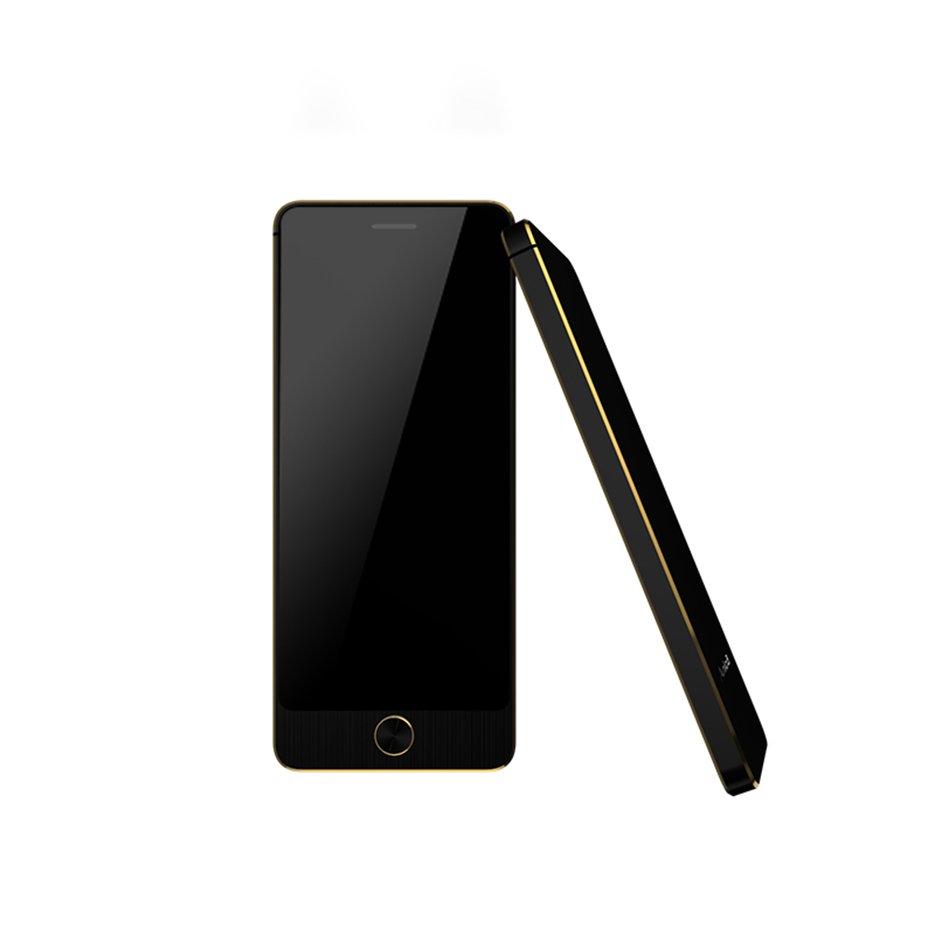 ERA S5 ไทเทเนียมอัลลอยด์ 1.3 นิ้ว Dual Bluetooth การ์ดวิทยุ FM โทรศัพท์
