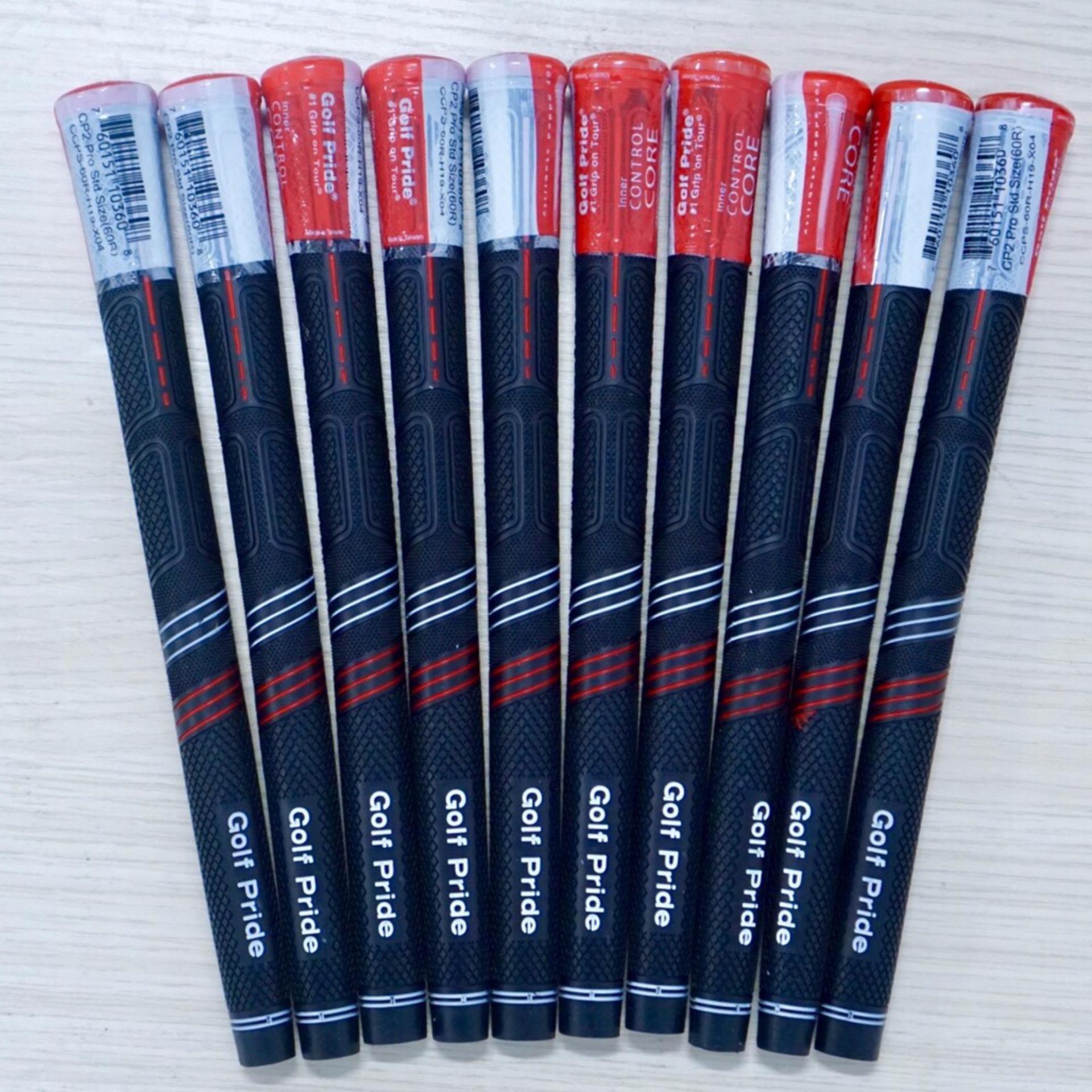 กริพไม้กอล์ฟ (10ชิ้น ) GGP002 สีแดง 10pcs. Sports Universal Golf Clubs Grip Wrap Non-slip Golfer Training Aid ( Red )