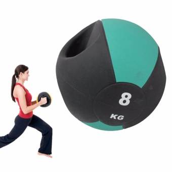 BEGINS Medicine Ball with Double Handle เมดิซินบอล ลูกบอลน้ำหนัก 8 KG พร้อมที่จับ (สีเขียว) BEGINS Medicine Ball with Double Handle เมดิซินบอล ลูกบอลน้ำหนัก 8 KG พร้อมที่จับ (สีเขียว)