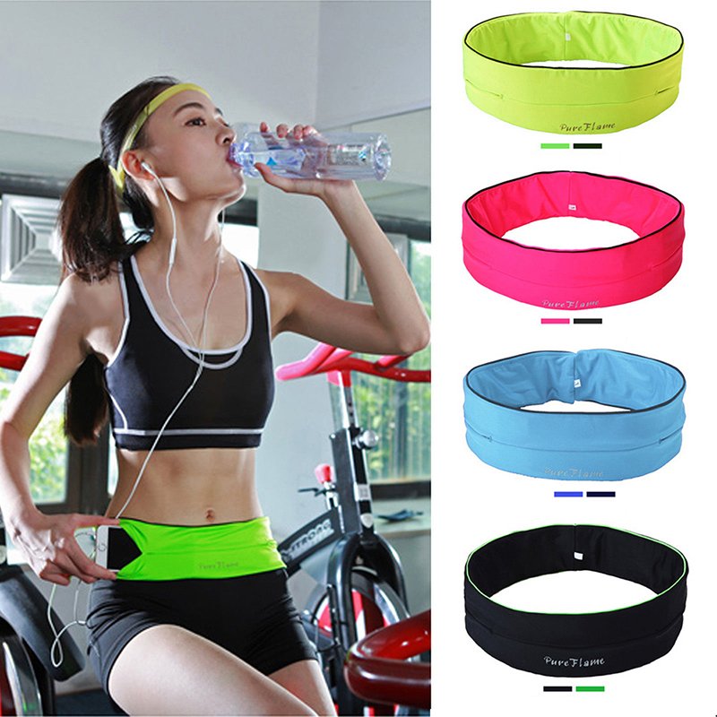 Belly Waist Bum Bag Fitness Running Jogging Cycling Belt Pouch Sports Fanny Pack Black M Belly Waist Bum Bag Fitness Running Jogging Cycling Belt Pouch Sports Fanny Pack Black M
