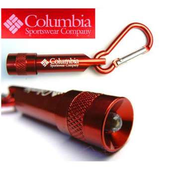 Columbia Mini Pocket LED Flashlight (Red)(Red)