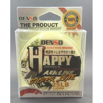 DENSO HAPPY MARK LINE 100 M สายเอ็น เด็นโซ่ รุ่นแฮปปี้มาร์คไลน์ ม้วน 100 เมตร 25 LB DENSO HAPPY MARK LINE 100 M สายเอ็น เด็นโซ่ รุ่นแฮปปี้มาร์คไลน์ ม้วน 100 เมตร 25 LB
