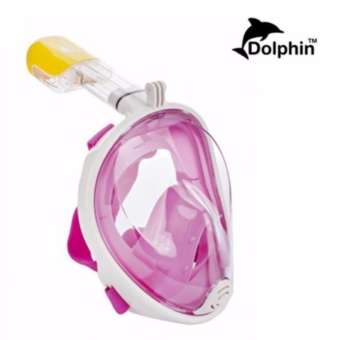 Dolphin หน้ากากดำน้ำ ครอบทั้งหน้า ไม่ต้องคาบท่อหายใจ หายใจสะดวก รุ่น DP01N ไซส์ (L/XL) Dolphin หน้ากากดำน้ำ ครอบทั้งหน้า ไม่ต้องคาบท่อหายใจ หายใจสะดวก รุ่น DP01N ไซส์ (L/XL)