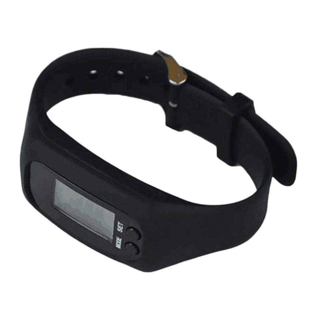 ERA เครื่องมือวัดจำนวนก้าวกีฬา Monitor การออกกำลังกาย Step Counter สายรัดข้อมือซิลิโคนสีดำ - INTL ERA เครื่องมือวัดจำนวนก้าวกีฬา Monitor การออกกำลังกาย Step Counter สายรัดข้อมือซิลิโคนสีดำ - INTL