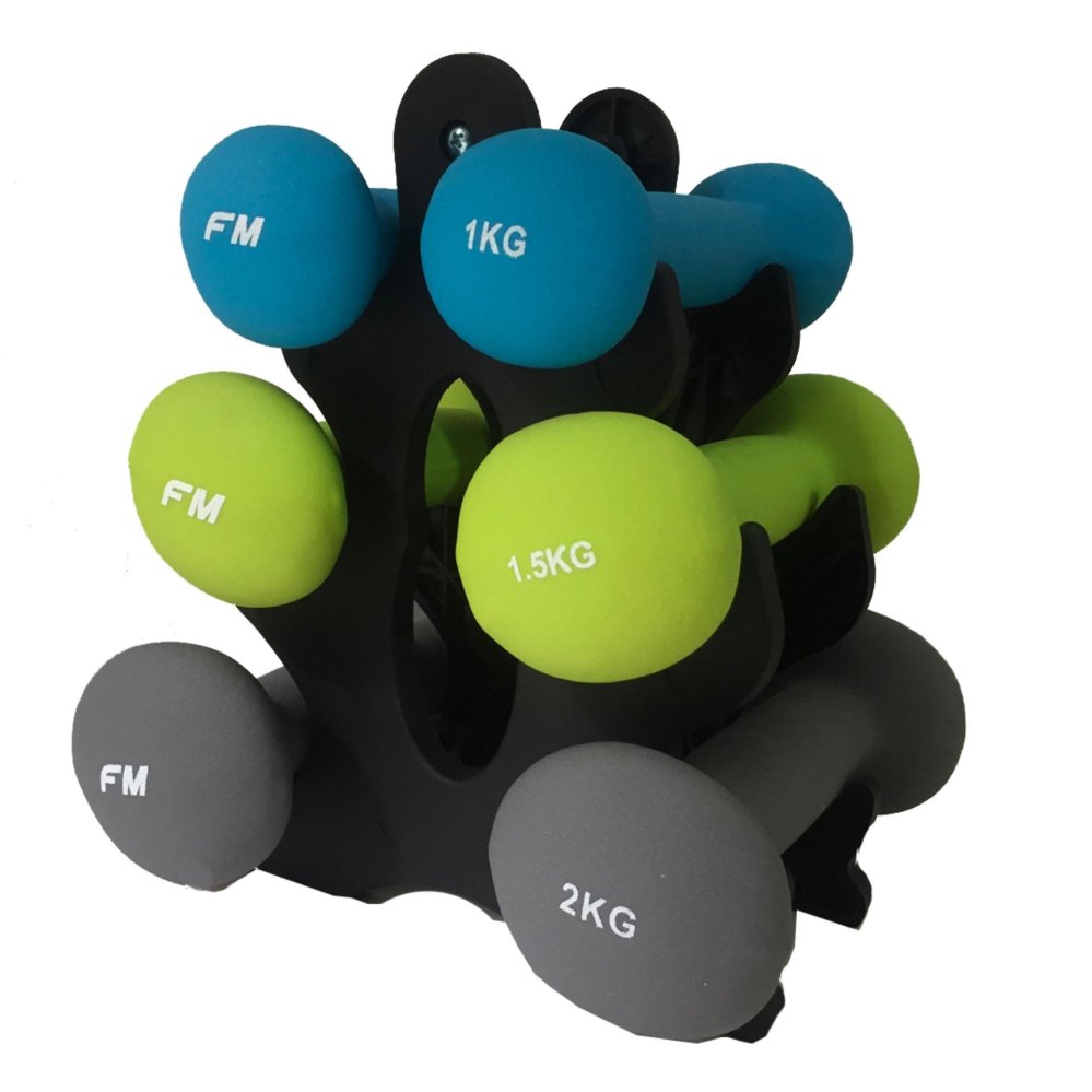 Fitmaster ชุดดัมเบลล์นีโอพรีน พร้อมชั้นวาง Neoprene Dumbbell Set IR 92089-D Fitmaster ชุดดัมเบลล์นีโอพรีน พร้อมชั้นวาง Neoprene Dumbbell Set IR 92089-D