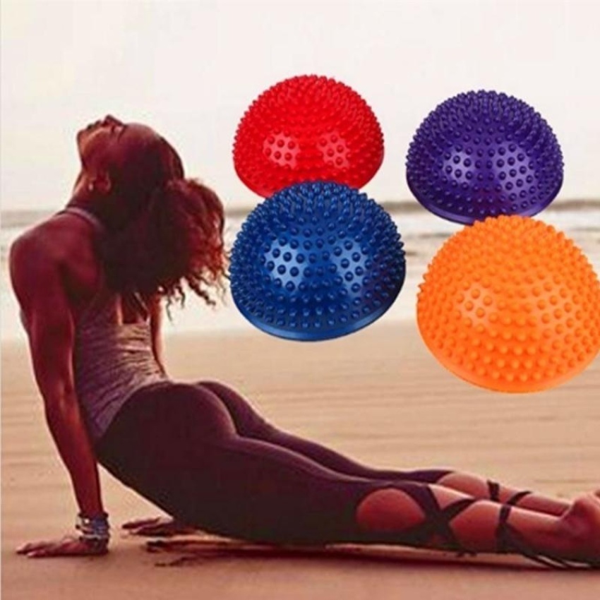 LLS ยอดเยี่ยมโยคะลูกบอลออกกำลังกายมีหนามเสื่อนวดตัว Trigger Point ครึ่ง Ballfitness ลูกบอลออกกำลังกาย - INTL LLS ยอดเยี่ยมโยคะลูกบอลออกกำลังกายมีหนามเสื่อนวดตัว Trigger Point ครึ่ง Ballfitness ลูกบอลออกกำลังกาย - INTL
