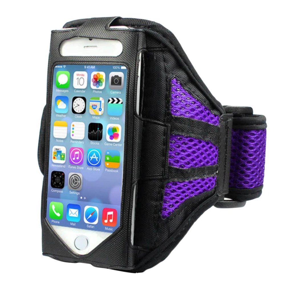 LT365 ออกกำลังกายกลางแจ้งตาข่ายสายรัดแขนเคสปลอกแขน/ฝาครอบสำหรับ iPhone ของ Apple iPhone 5 (4 นิ้ว) -สีม่วง LT365 ออกกำลังกายกลางแจ้งตาข่ายสายรัดแขนเคสปลอกแขน/ฝาครอบสำหรับ iPhone ของ Apple iPhone 5 (4 นิ้ว) -สีม่วง