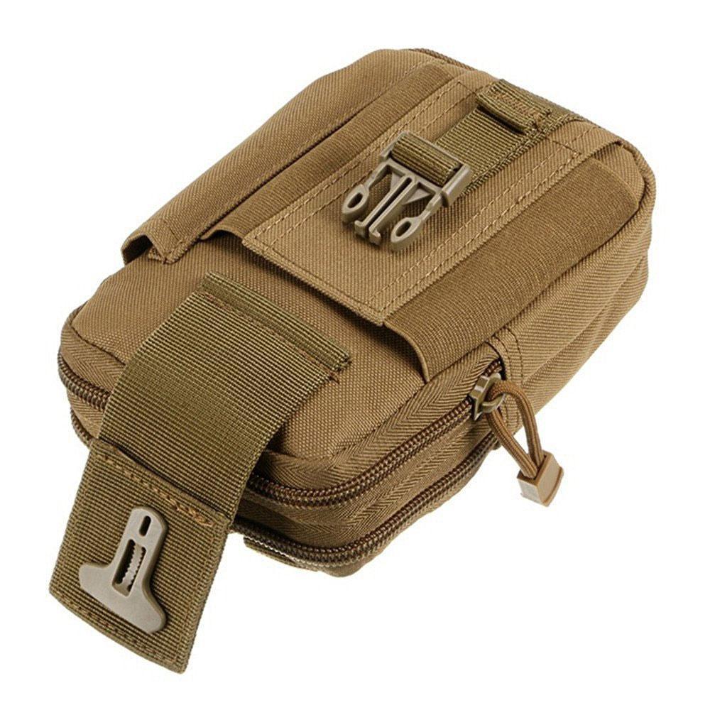 noion Men's Outdoor Camping Bag Hiking Pouch Military Army Waist Pack With Belt Loop,Khaki noion Men's Outdoor Camping Bag Hiking Pouch Military Army Waist Pack With Belt Loop,Khaki